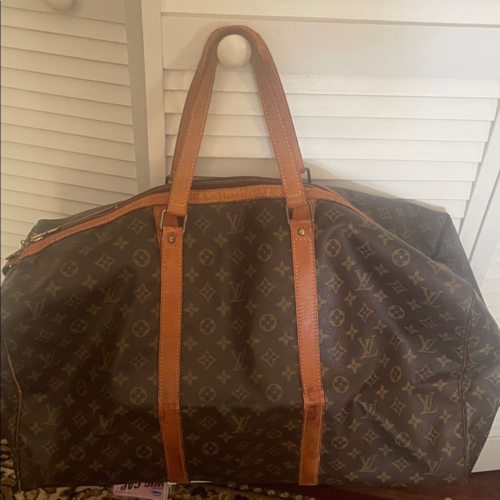 Louis Vuitton Monogram Duffel Bag in Brown and Tan